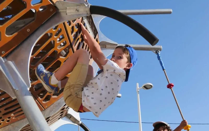 Child on a playground