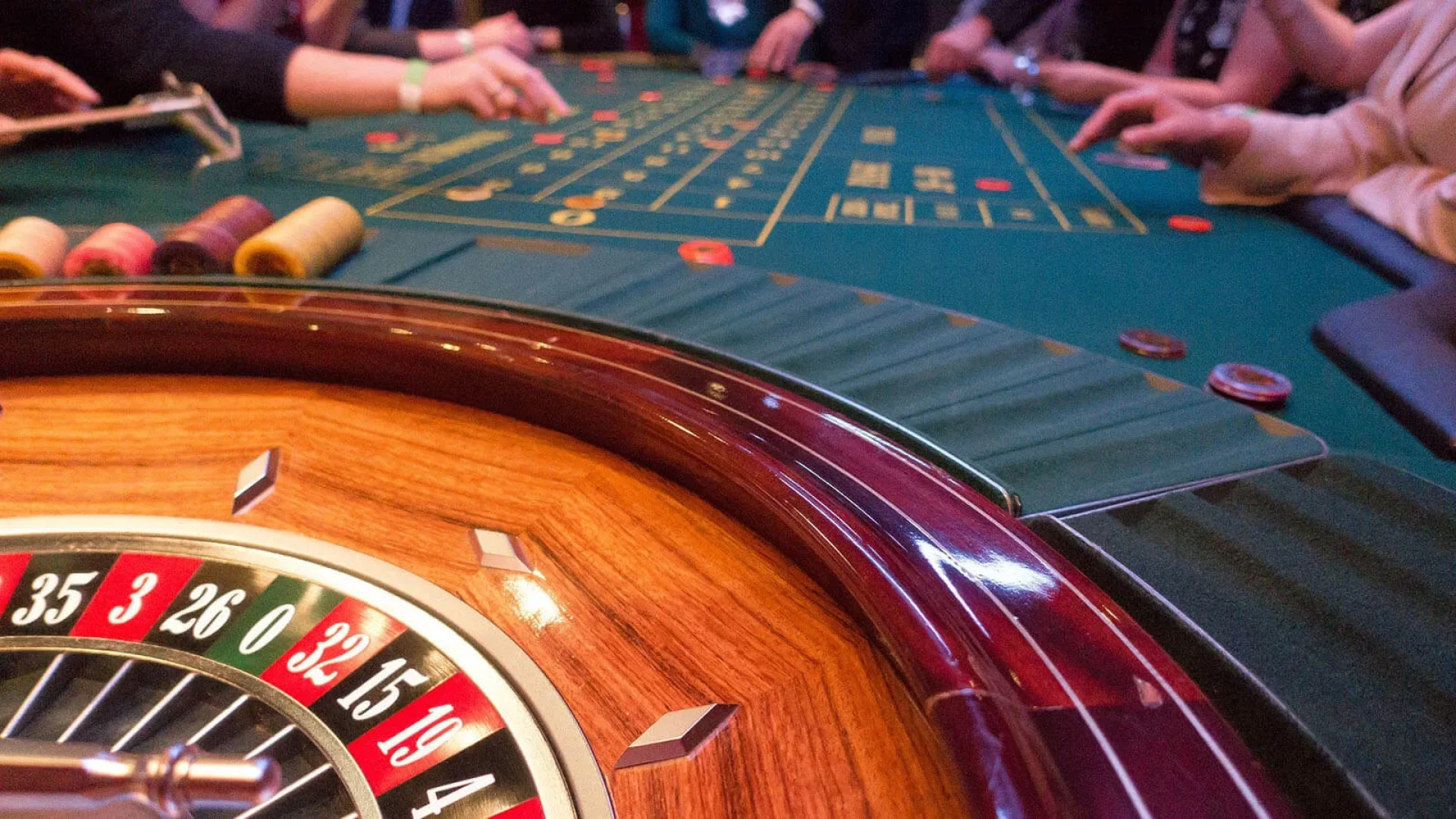 Roulette at the casino in vendée